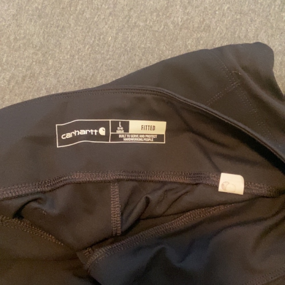 Black carhartt leggings sized Lg